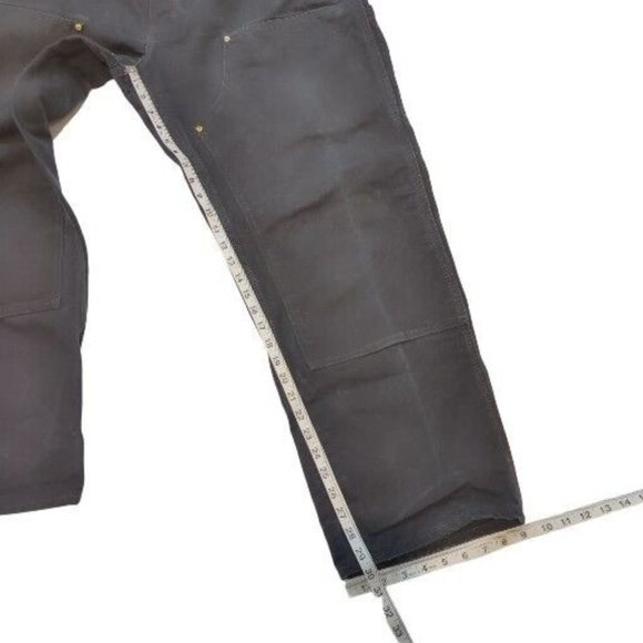 Vtg Carhartt Men's B01 BLK Double Knee Carpenter Jeans 40x30 USA Loose Original - Picture 10 of 10